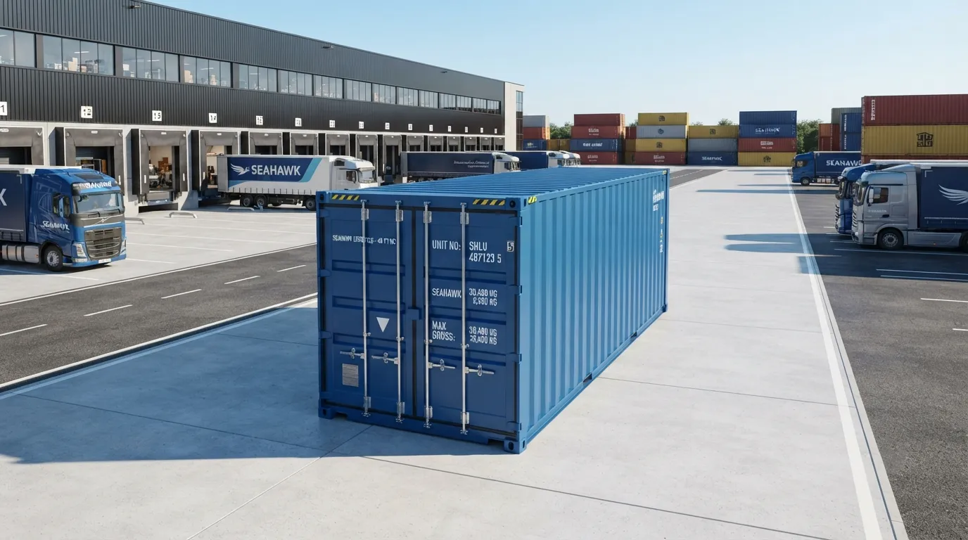 40ft storage container from our Pflugerville fleet